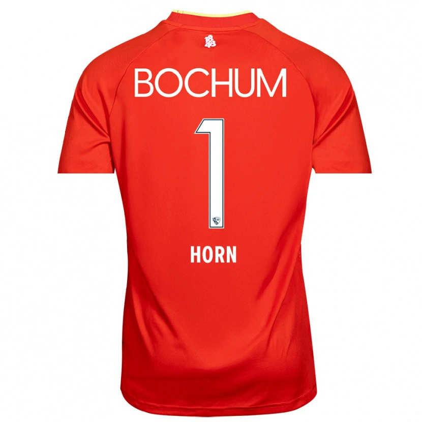 Danxen Kinderen Timo Horn #1 Rood Wit Keepersshirt 2025/26 T-Shirt