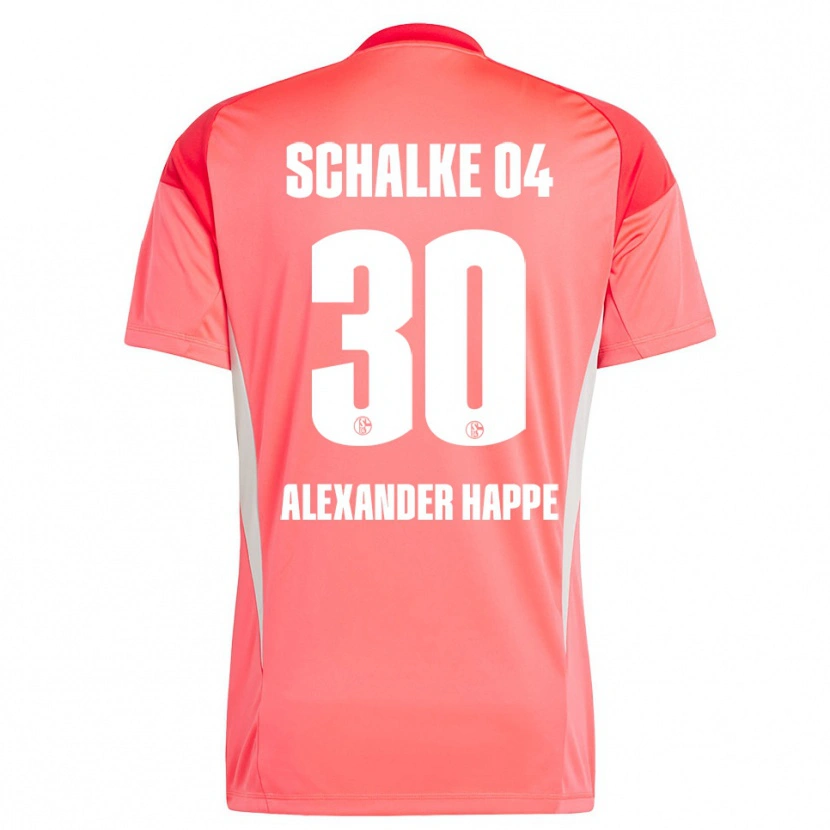 Danxen Kinderen Luca Alexander Happe #30 Koraal Rood Keepersshirt 2025/26 T-Shirt