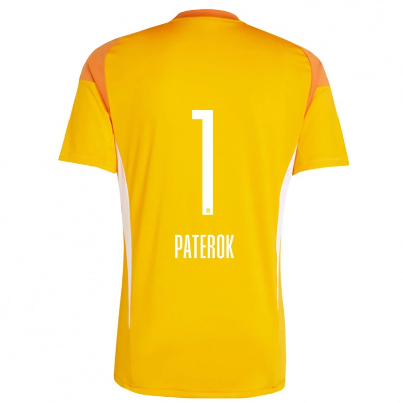 Danxen Kinderen Tim Paterok #1 Geel Oranje Keepersshirt 2025/26 T-Shirt