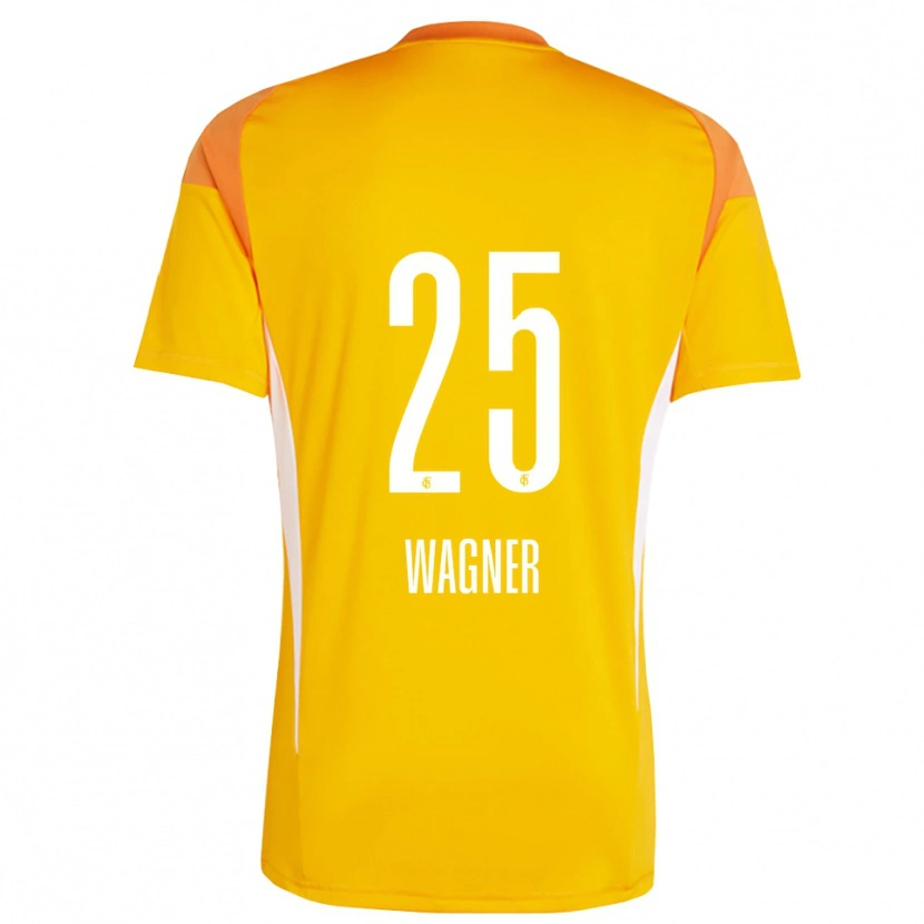 Danxen Kinderen Allison Wagner #25 Geel Oranje Keepersshirt 2025/26 T-Shirt