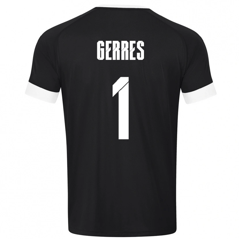 Danxen Kinderen Romero Gerres #1 Zwart Wit Keepersshirt 2025/26 T-Shirt