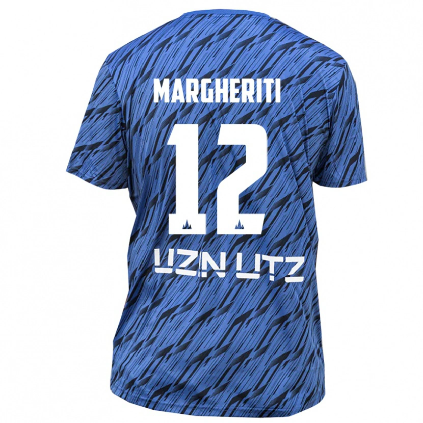 Danxen Kinderen Danilo Margheriti #12 Koningsblauw Wit Keepersshirt 2025/26 T-Shirt
