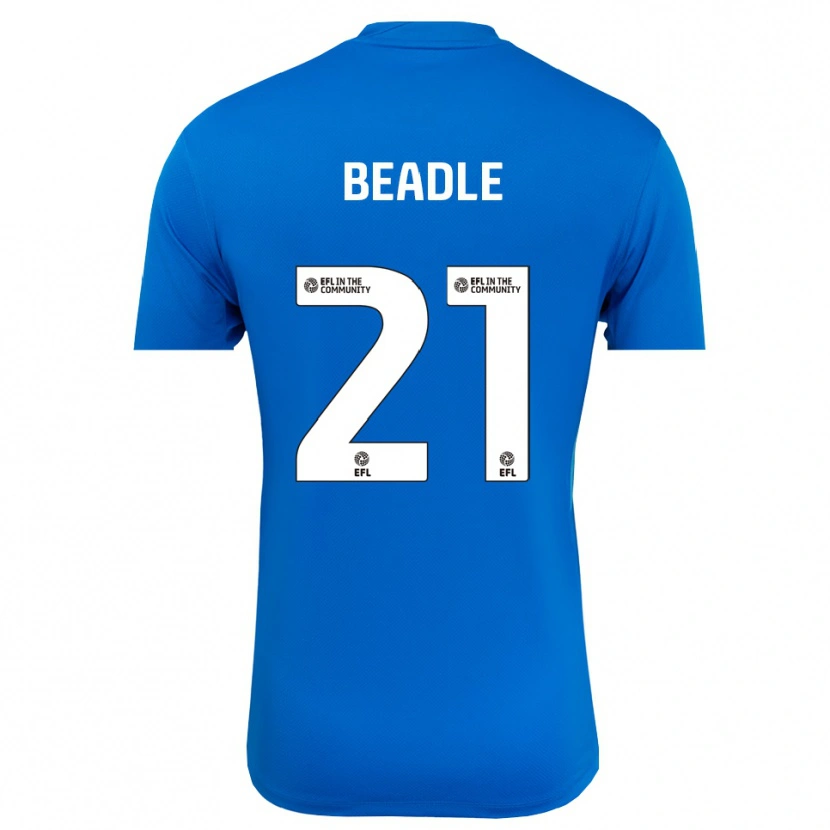 Danxen Kinderen Ryan Allsop #21 Blauw Wit Keepersshirt 2025/26 T-Shirt