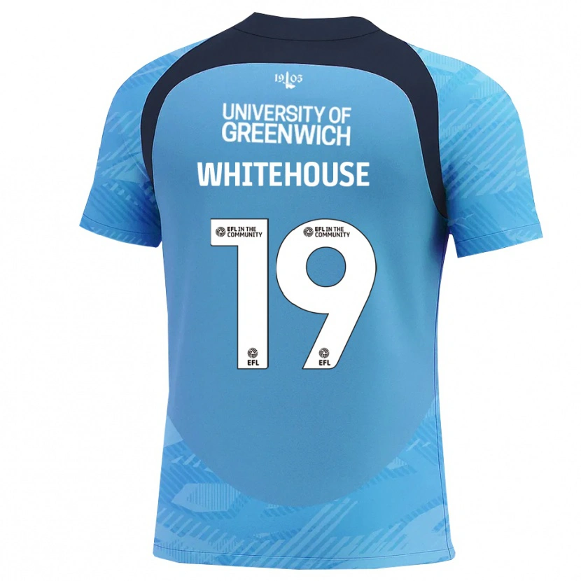 Danxen Kinderen Sophie Whitehouse #19 Blauw Wit Keepersshirt 2025/26 T-Shirt