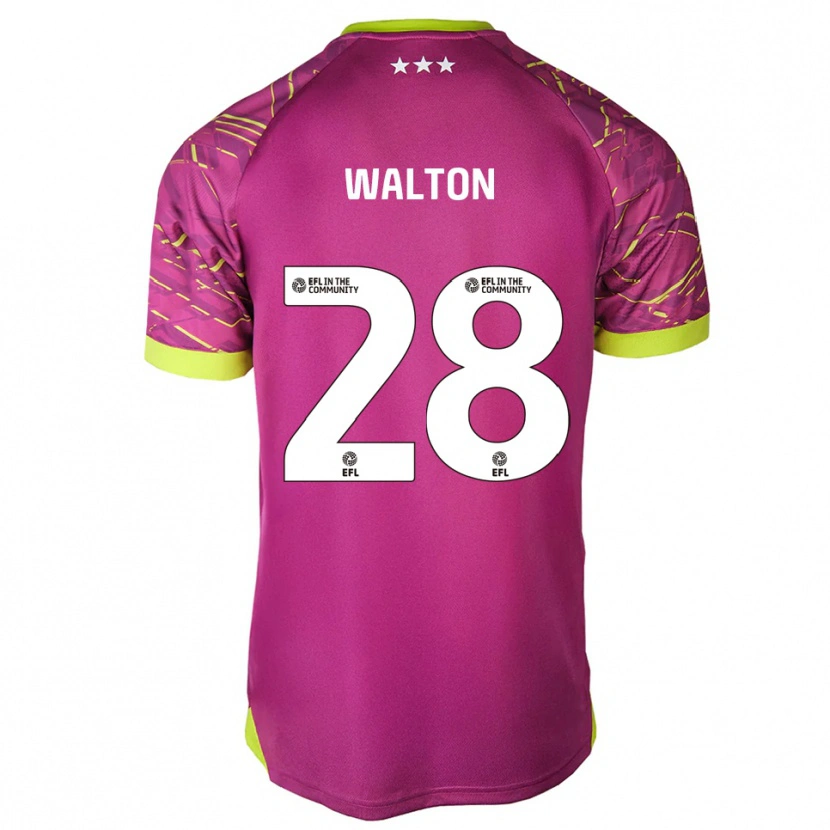 Danxen Kinderen Christian Walton #28 Medium Violet Rood Keepersshirt 2025/26 T-Shirt