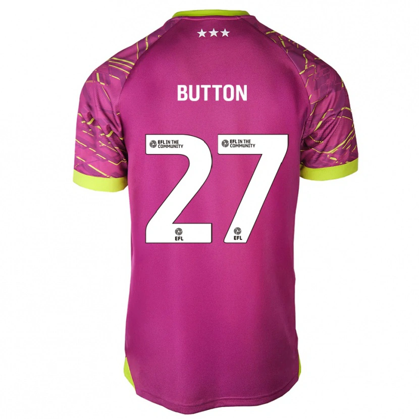 Danxen Kinderen David Button #27 Medium Violet Rood Keepersshirt 2025/26 T-Shirt