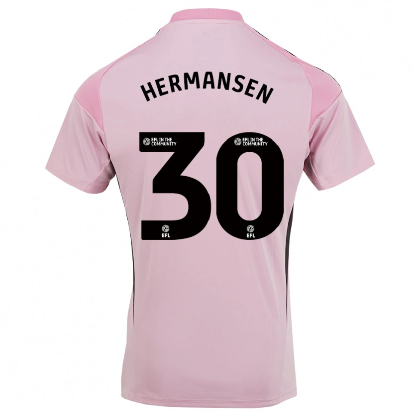 Danxen Kinderen Mads Hermansen #30 Cherry Blossom Roze Keepersshirt 2025/26 T-Shirt