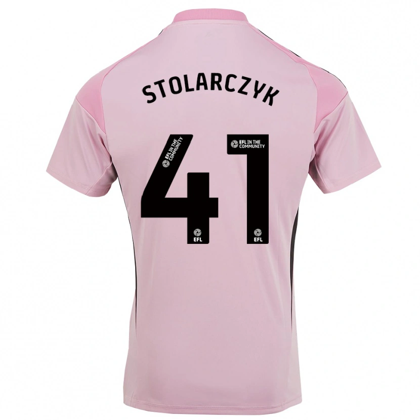 Danxen Kinderen Jakub Stolarczyk #41 Cherry Blossom Roze Keepersshirt 2025/26 T-Shirt