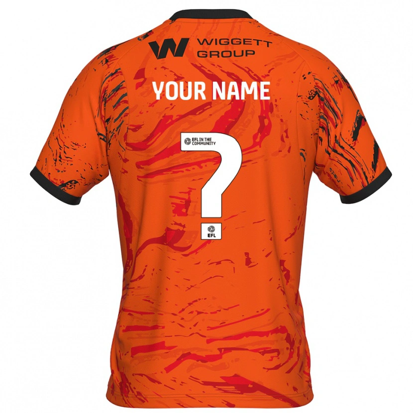 Danxen Kinderen Millwall FC Oranje Zwart Keepersshirt 2025/26 T-Shirt