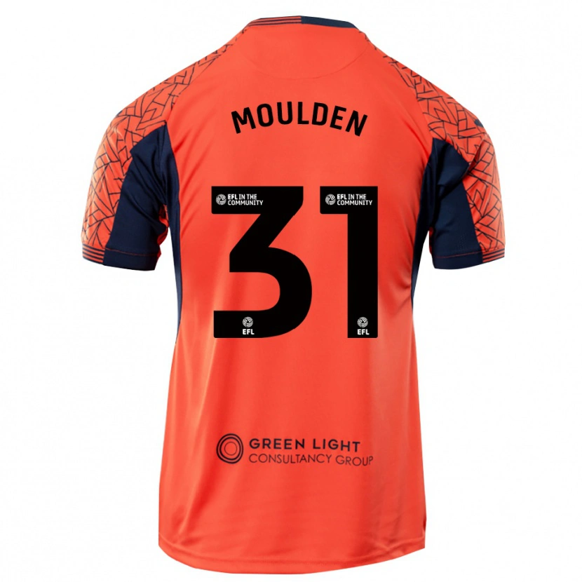 Danxen Kinderen Louie Moulden #31 Oranje Zwart Keepersshirt 2025/26 T-Shirt