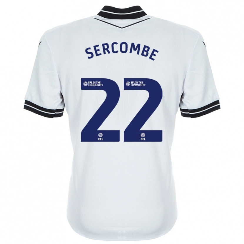 Danxen Kinderen Paris Sercombe #22 Wit Koninklijk Blauw Keepersshirt 2025/26 T-Shirt