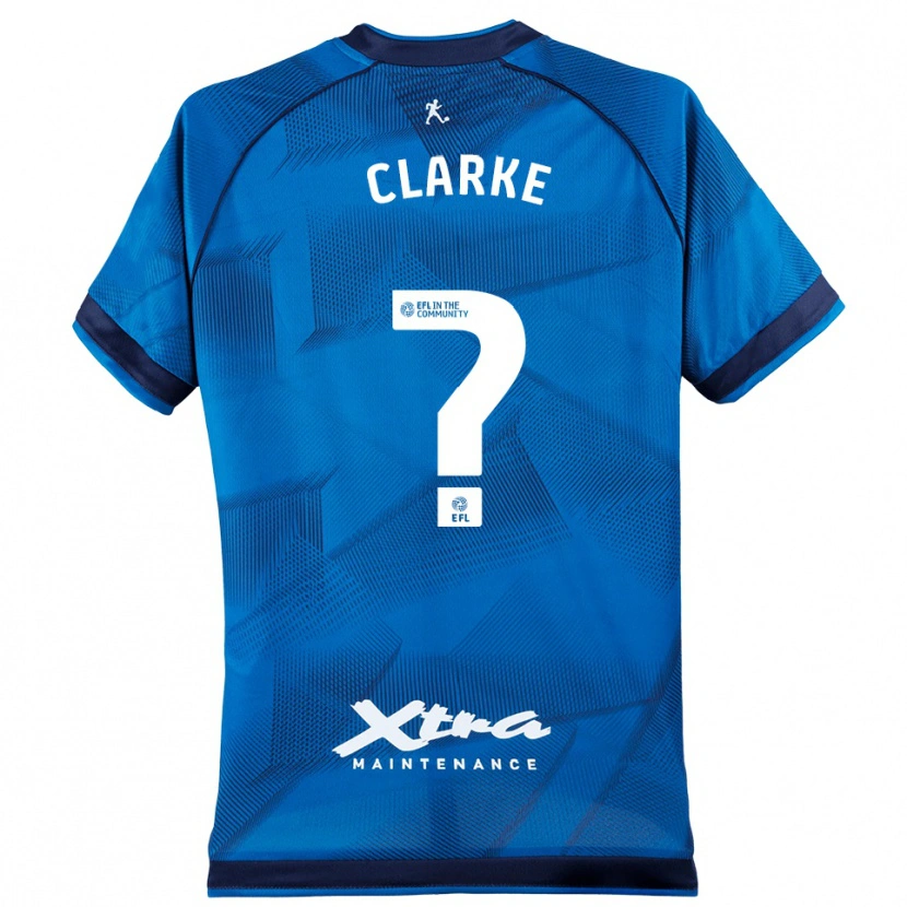 Danxen Kinderen Kenny Clarke #0 Blauw Wit Keepersshirt 2025/26 T-Shirt