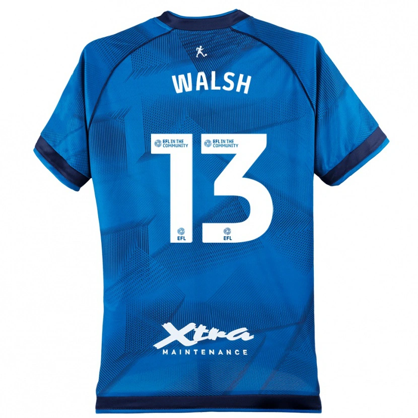Danxen Kinderen Joe Walsh #13 Blauw Wit Keepersshirt 2025/26 T-Shirt