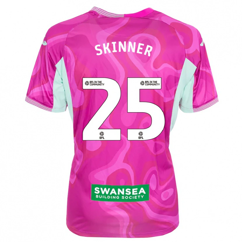 Danxen Kinderen Claire Skinner #25 Magenta Wit Keepersshirt 2025/26 T-Shirt