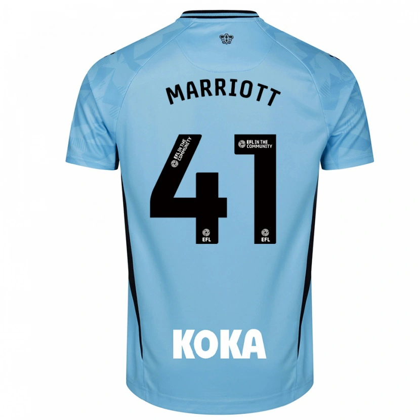Danxen Kinderen Alfie Marriott #41 Licht Hemelsblauw Keepersshirt 2025/26 T-Shirt