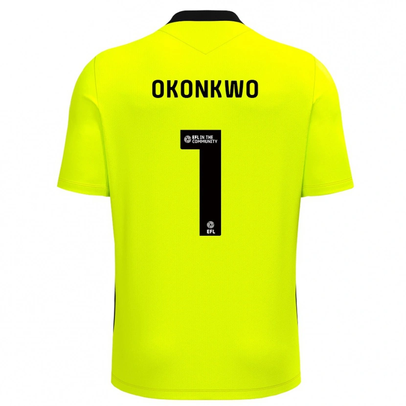 Danxen Kinderen Arthur Okonkwo #1 Bos Groen Keepersshirt 2025/26 T-Shirt
