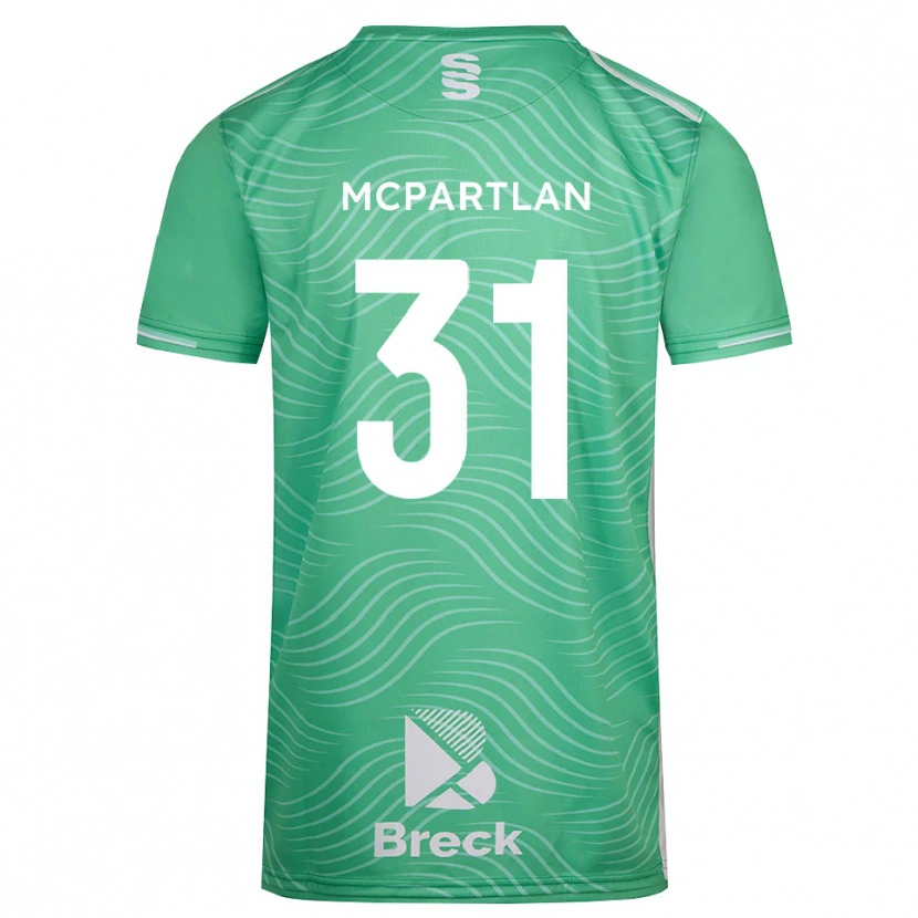 Danxen Kinderen Cian McPartlan #31 Medium Turquoise Keepersshirt 2025/26 T-Shirt