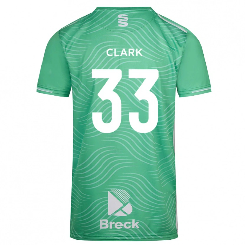 Danxen Kinderen Charlie Clark #33 Medium Turquoise Keepersshirt 2025/26 T-Shirt