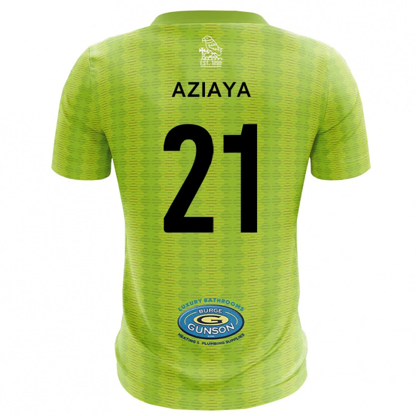 Danxen Kinderen David Aziaya #21 Gazon Groen Keepersshirt 2025/26 T-Shirt