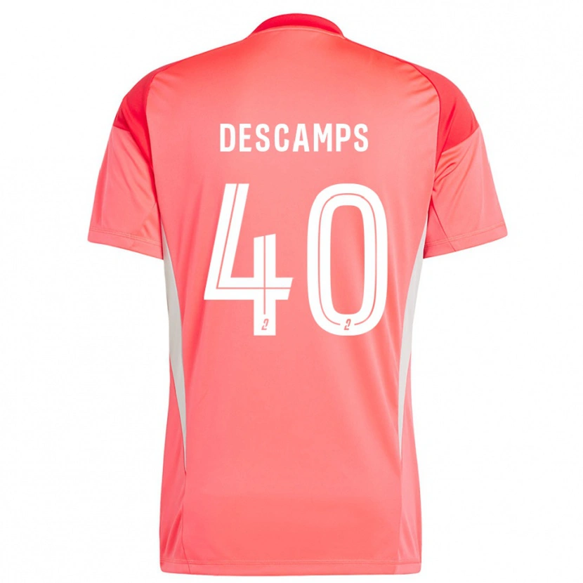 Danxen Kinderen Rémy Descamps #40 Licht Oranje Keepersshirt 2025/26 T-Shirt