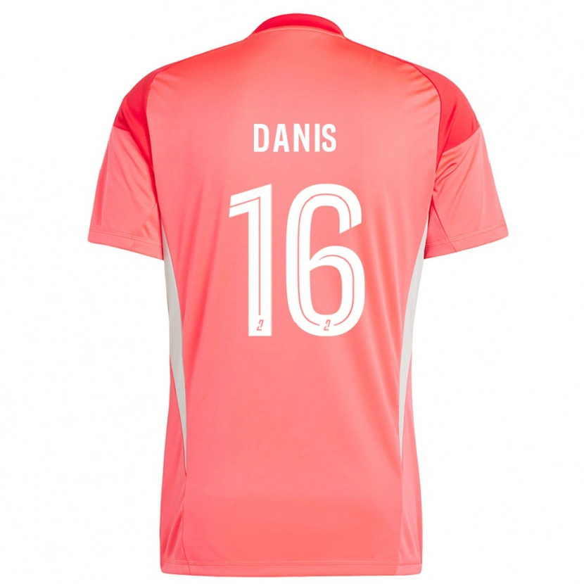 Danxen Kinderen Adrien Danis #16 Licht Oranje Keepersshirt 2025/26 T-Shirt