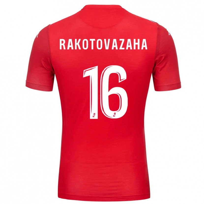 Danxen Kinderen Allan Rakotovazaha #16 Rood Wit Keepersshirt 2025/26 T-Shirt