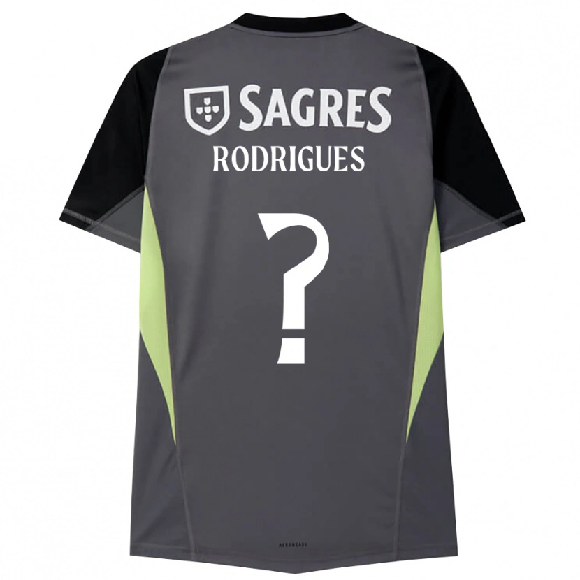 Danxen Kinderen Miguel Rodrigues #0 Donkergrijs Zwart Keepersshirt 2025/26 T-Shirt