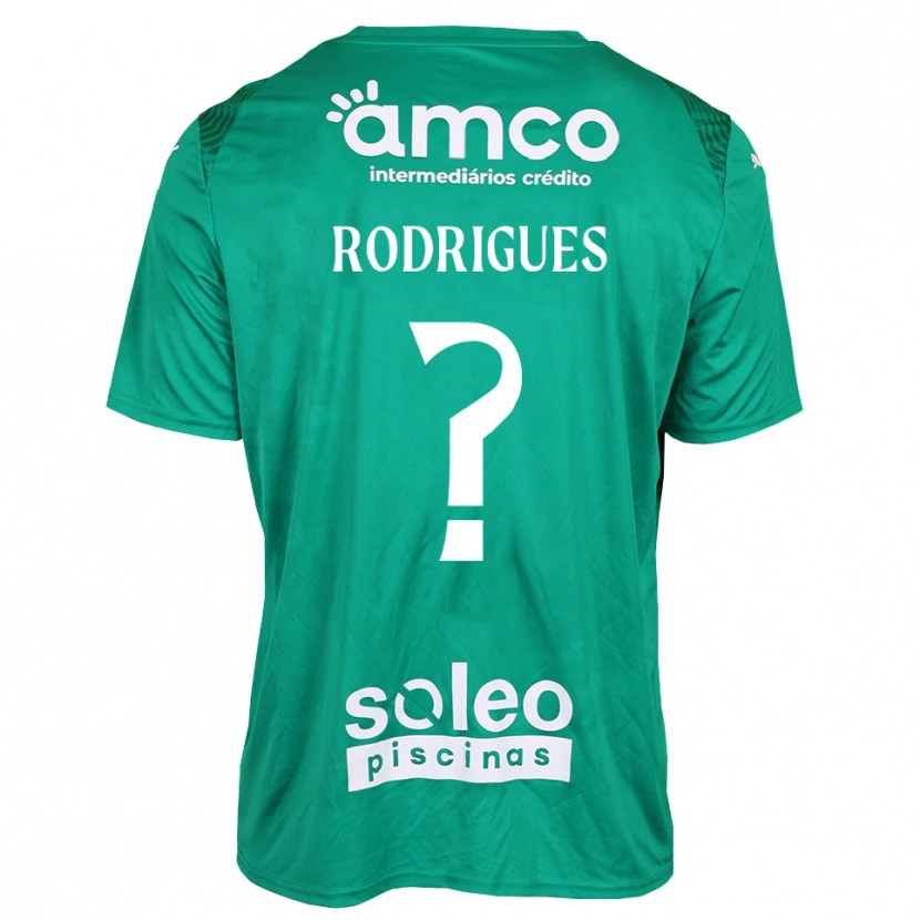 Danxen Kinderen David Rodrigues #0 Groen Wit Keepersshirt 2025/26 T-Shirt