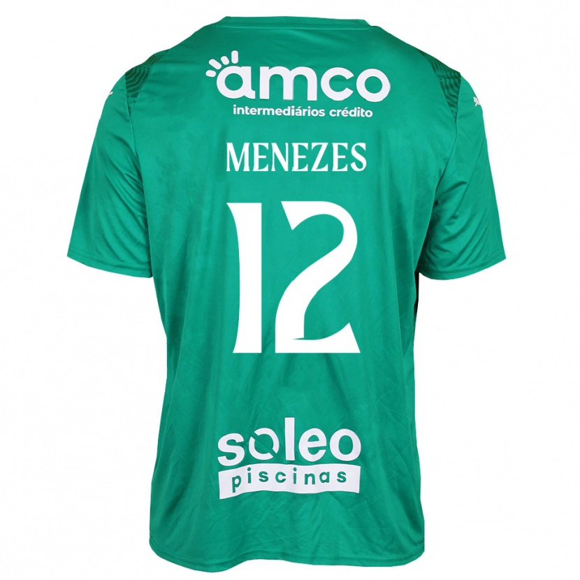 Danxen Kinderen Gabriel Menezes #12 Groen Wit Keepersshirt 2025/26 T-Shirt