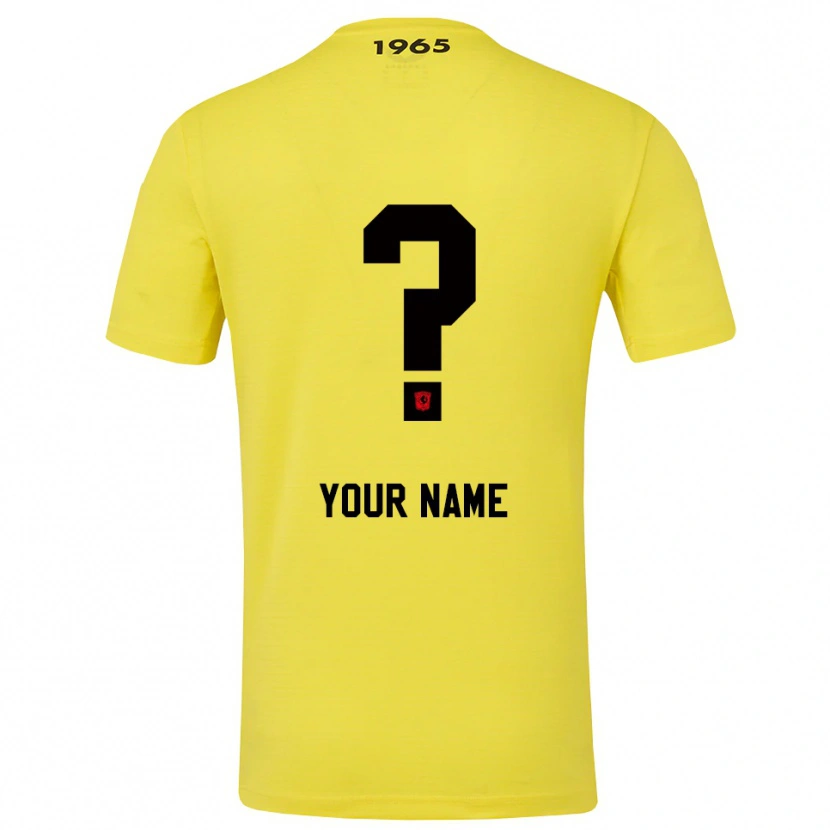 Danxen Kinderen Twente Geel Zwart Keepersshirt 2025/26 T-Shirt