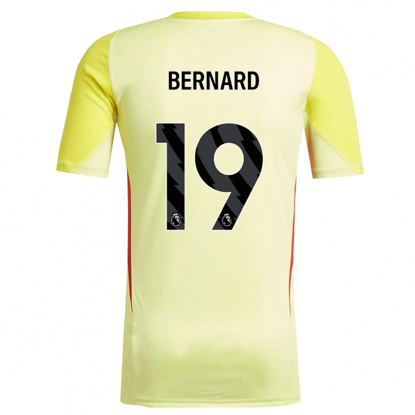 Danxen Kinderen DJ Bernard #19 Geel Rood Keepersshirt 2025/26 T-Shirt