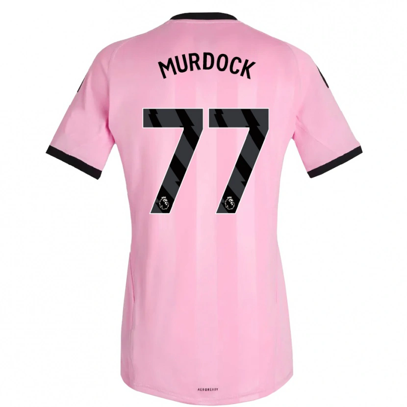 Danxen Kinderen Will Murdock #77 Roze Zwart Keepersshirt 2025/26 T-Shirt