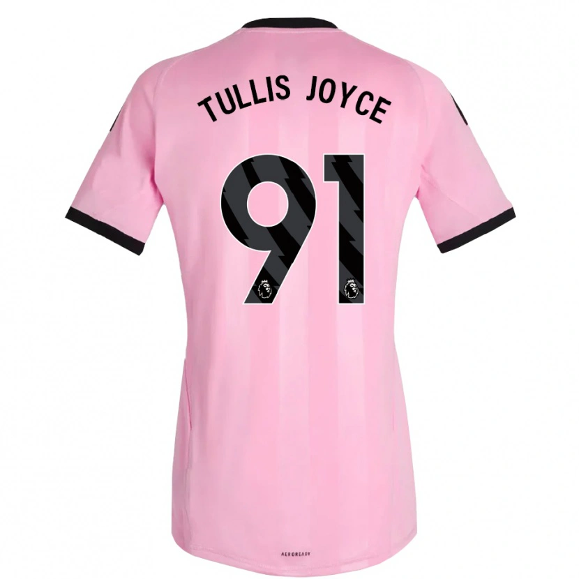 Danxen Kinderen Phallon Tullis-Joyce #91 Roze Zwart Keepersshirt 2025/26 T-Shirt