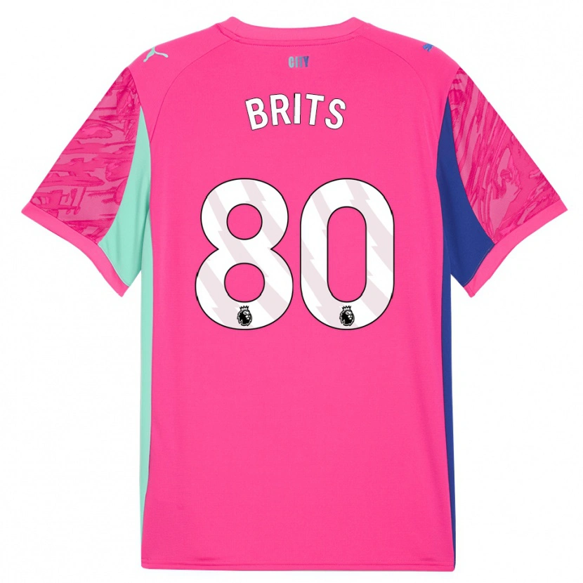 Danxen Kinderen Spike Brits #80 Roze Roze Keepersshirt 2025/26 T-Shirt
