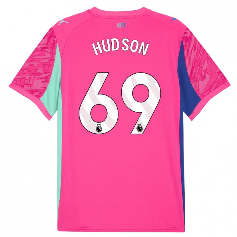 Danxen Kinderen Max Hudson #69 Roze Roze Keepersshirt 2025/26 T-Shirt