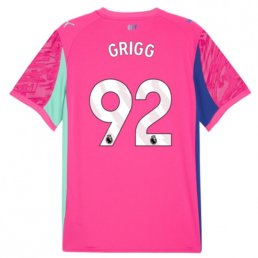 Danxen Kinderen Finley Grigg #92 Roze Roze Keepersshirt 2025/26 T-Shirt