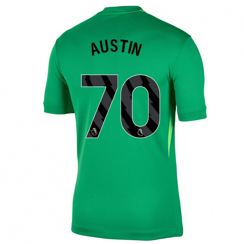 Danxen Kinderen Jack Austin #70 Groen Zwart Keepersshirt 2025/26 T-Shirt