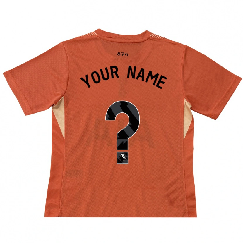 Danxen Kinderen Tottenham Hotspur Oranje Zwart Keepersshirt 2025/26 T-Shirt