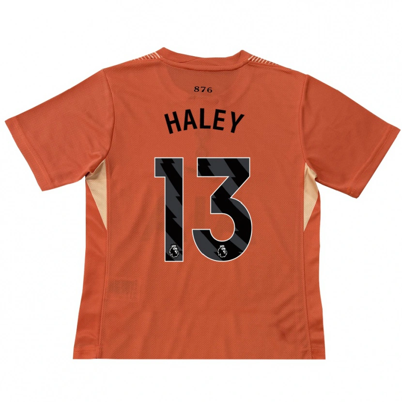 Danxen Kinderen Micah Haley #13 Oranje Zwart Keepersshirt 2025/26 T-Shirt