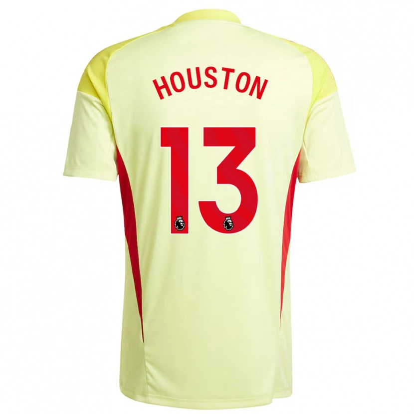 Danxen Kinderen Theo Houston #13 Lichtgeel Keepersshirt 2025/26 T-Shirt