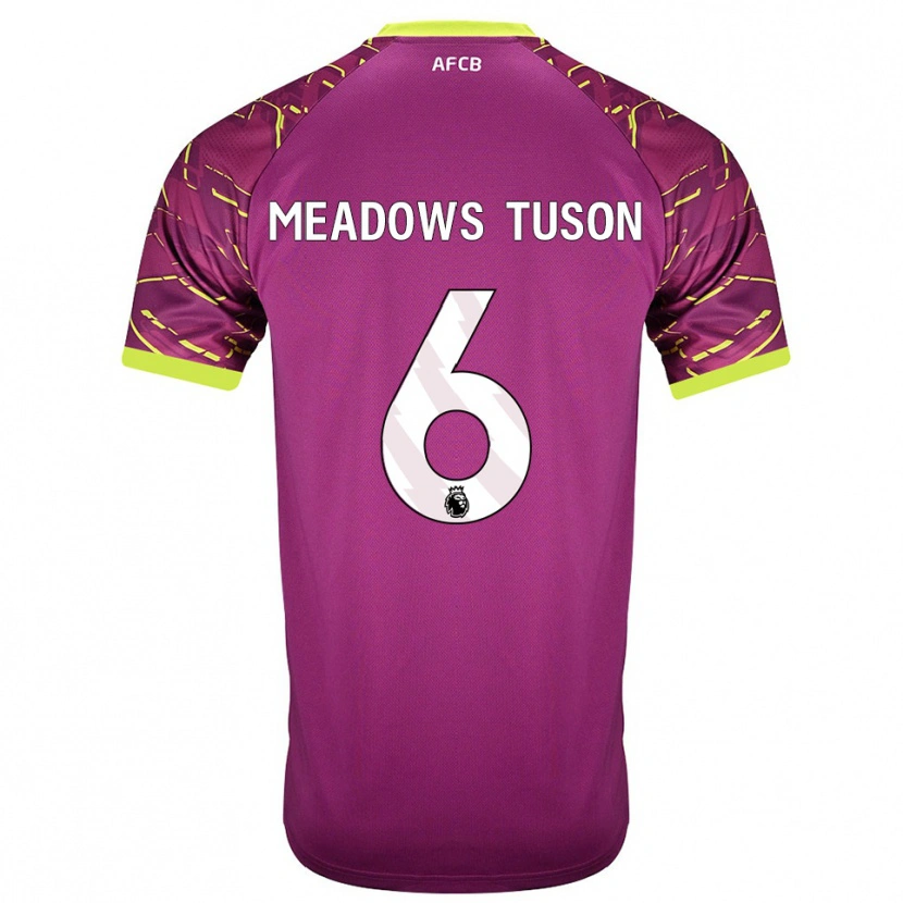 Danxen Kinderen Freya Meadows Tuson #6 Donker Magenta Keepersshirt 2025/26 T-Shirt