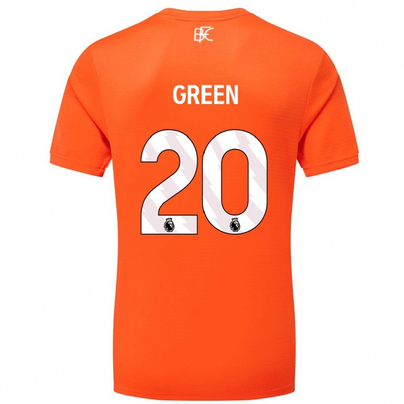 Danxen Kinderen Etienne Green #20 Oranje Wit Keepersshirt 2025/26 T-Shirt