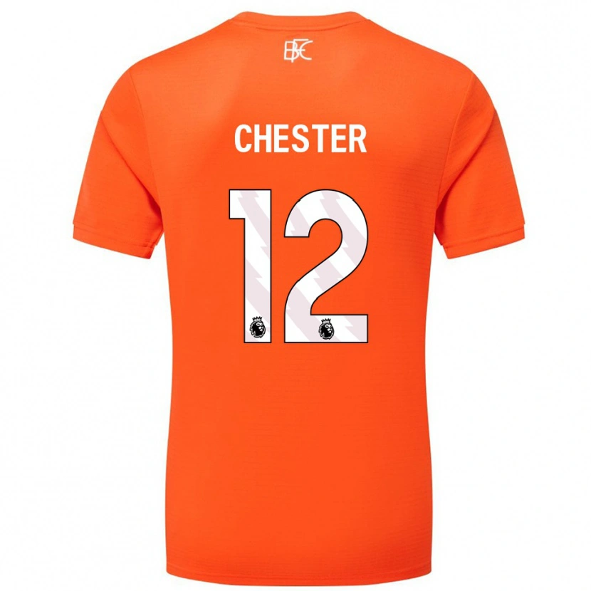 Danxen Kinderen Felix Chester #12 Oranje Wit Keepersshirt 2025/26 T-Shirt