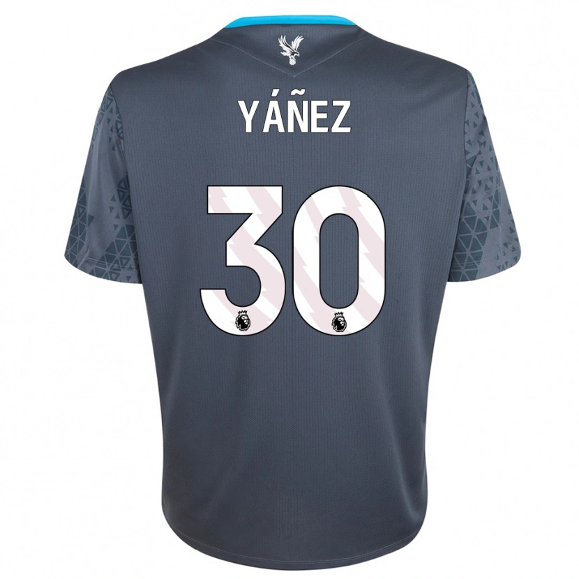 Danxen Kinderen Shae Yáñez #30 Donkergrijs Wit Keepersshirt 2025/26 T-Shirt