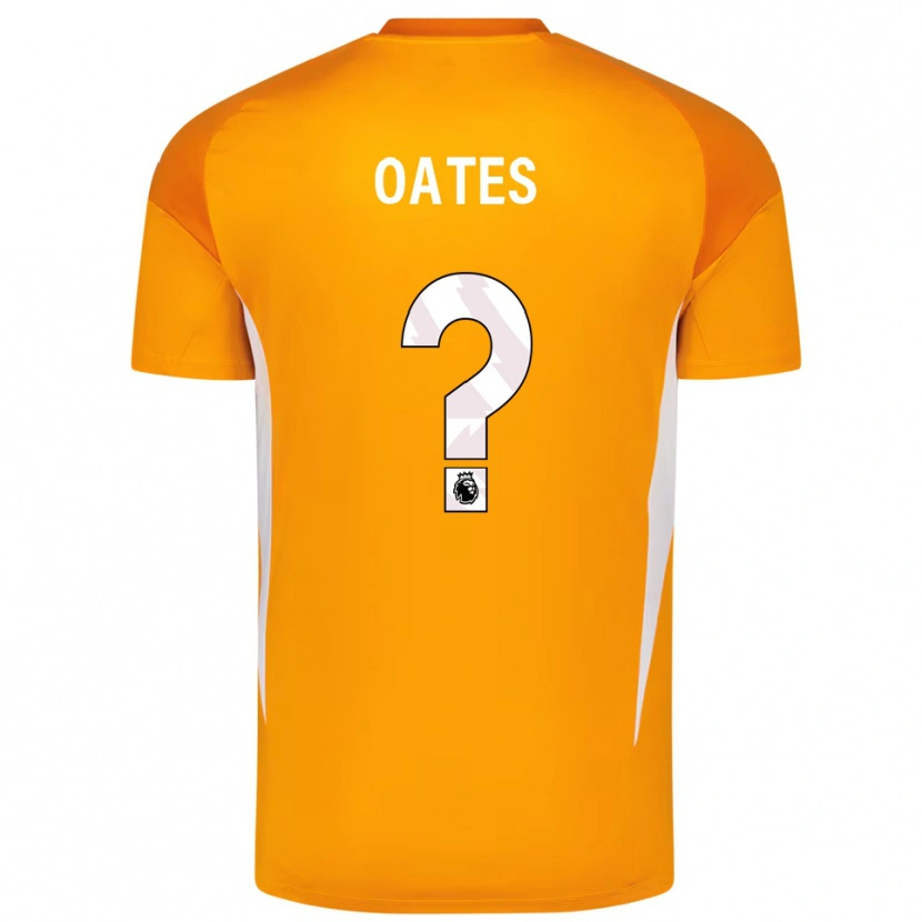 Danxen Kinderen Charlotte Oates #0 Oranje Wit Keepersshirt 2025/26 T-Shirt