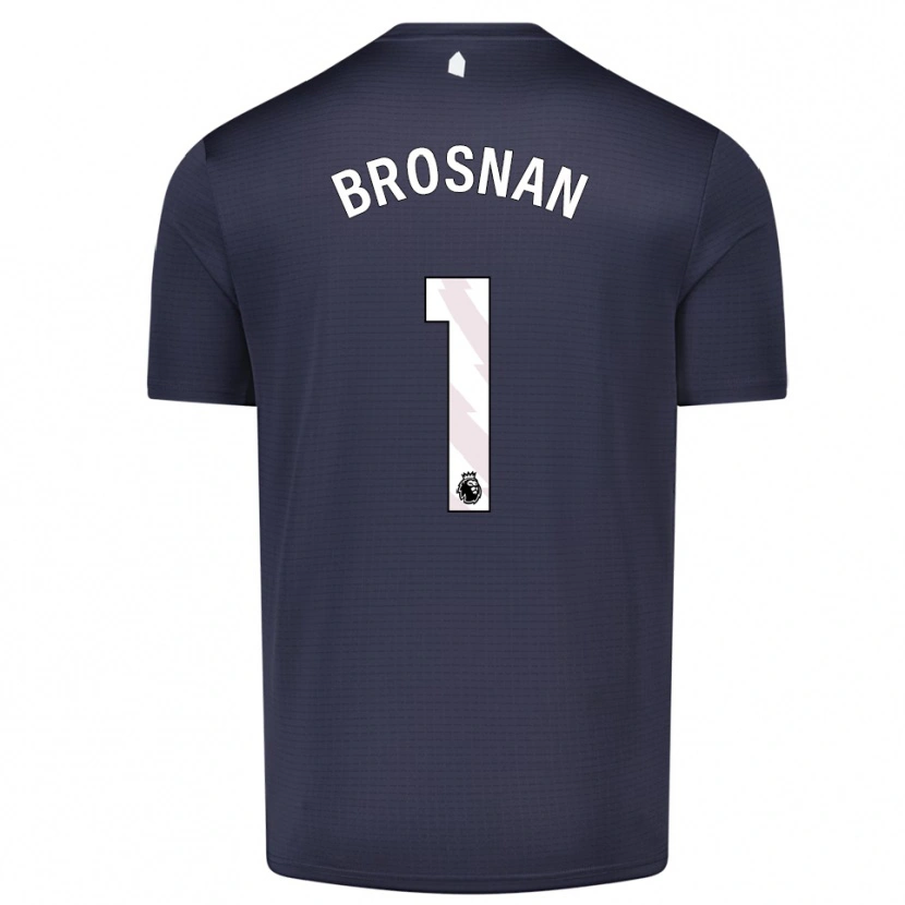 Danxen Kinderen Courtney Brosnan #1 Zwart Wit Keepersshirt 2025/26 T-Shirt