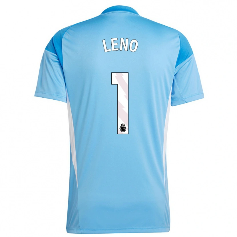 Danxen Kinderen Bernd Leno #1 Blauw Wit Keepersshirt 2025/26 T-Shirt