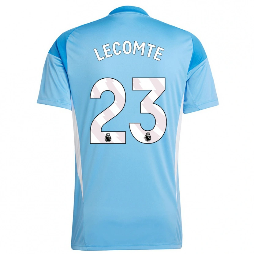 Danxen Kinderen Benjamin Lecomte #23 Blauw Wit Keepersshirt 2025/26 T-Shirt