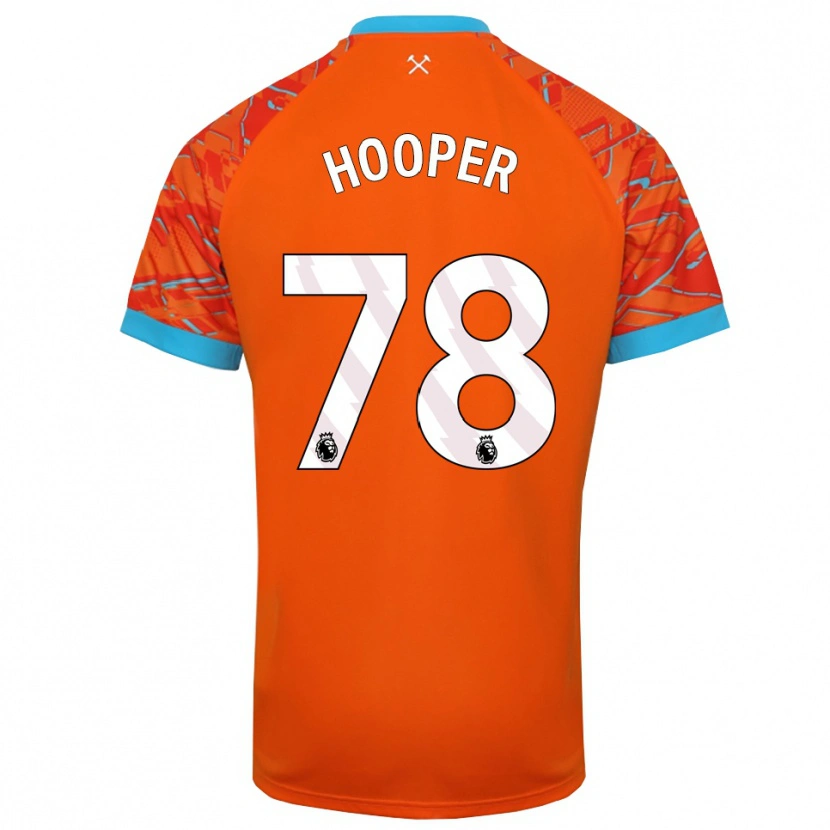 Danxen Kinderen Finley Hooper #78 Oranje Wit Keepersshirt 2025/26 T-Shirt