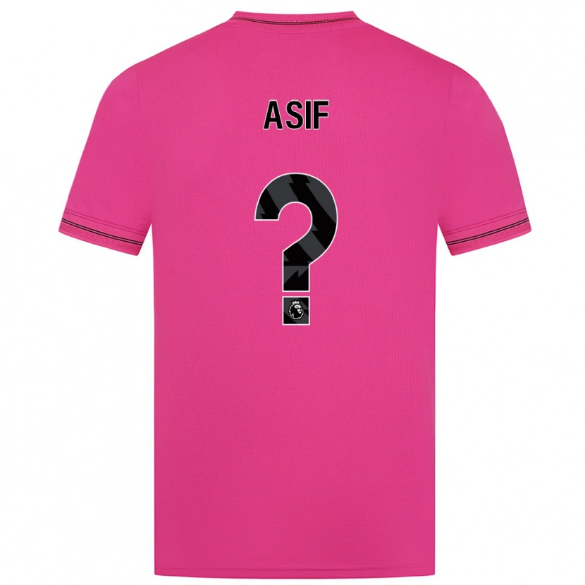 Danxen Kinderen Dawood Asif #0 Magenta Zwart Keepersshirt 2025/26 T-Shirt